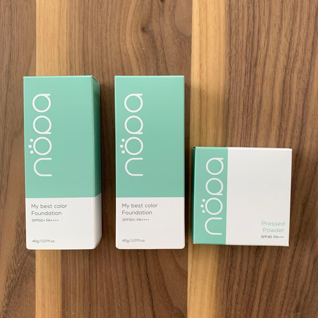 nopa マイベストカラーファンデーション2本•プレストパウダーの3点セット！ nopaマイベストカラーファンデーション+プレストパウダー ＜セット商品