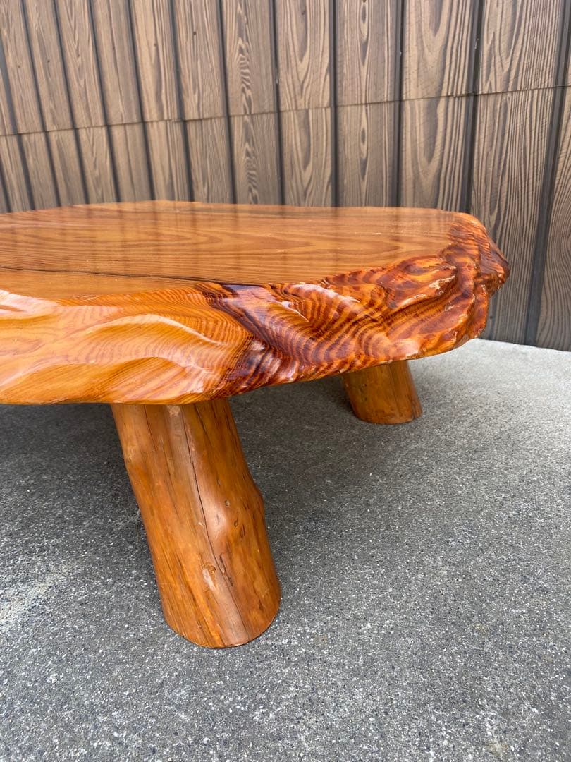 座卓 一枚板テーブル 天然木 和風 和室 茶道具 煎茶道具