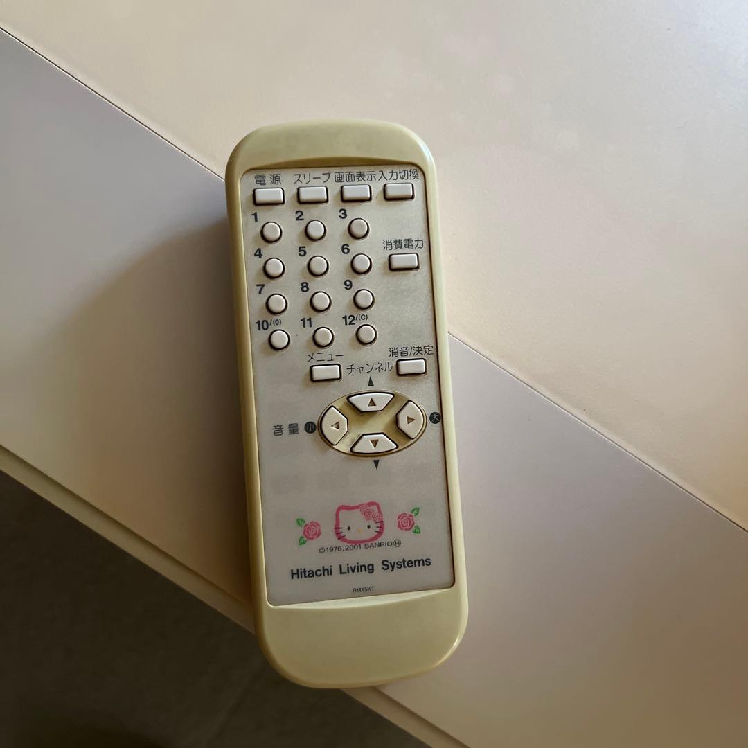 日立⭐︎サンリオHello Kitty⭐︎ブラウン管テレビ2001年式⭐︎訳あり品