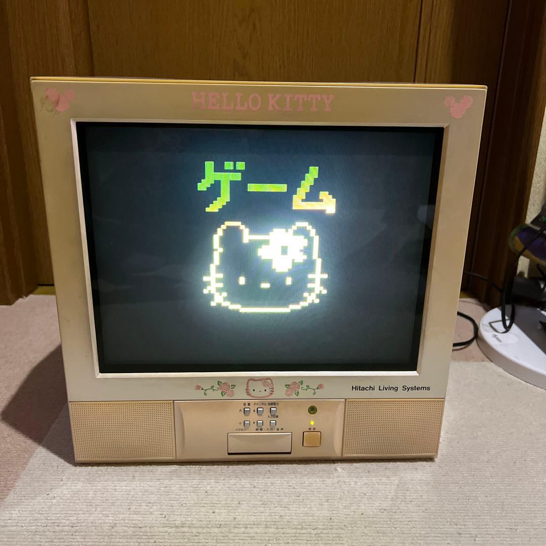 日立⭐︎サンリオHello Kitty⭐︎ブラウン管テレビ2001年式⭐︎訳あり品