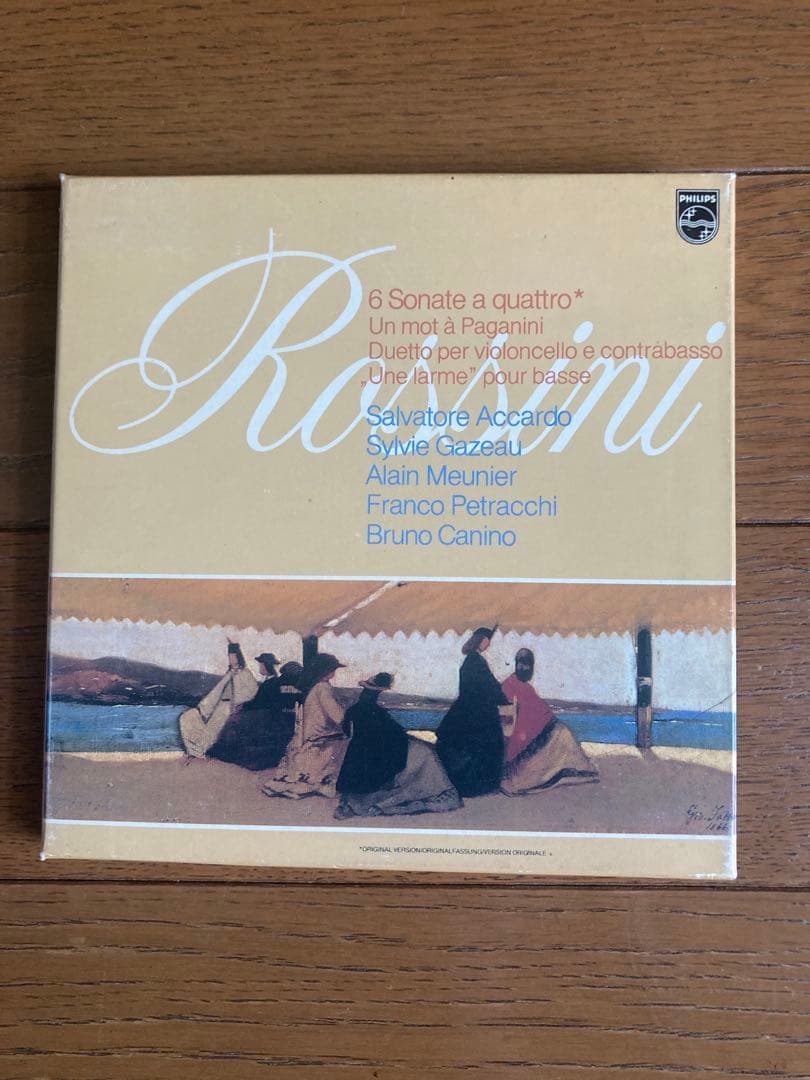 ロッシーニ弦楽ソナタ集　アッカルドPHCP24024日フィリップス 紙箱CD２枚 サルヴァトーレ・アッカルド/ロッシーニ 弦楽ソナタ集/PHILIPS