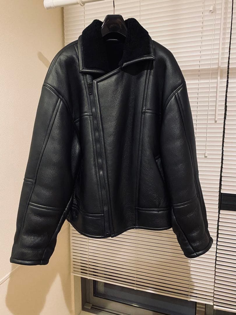 最終値下ssstein 別注OVERSIZED MOUTON レザー - メルカリ