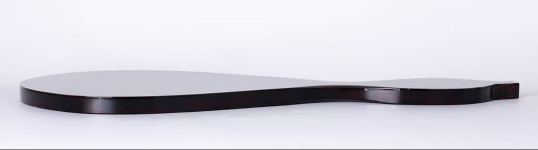 極上漆芸】漆芸家 野澤寛 作 朱漆塗 瓢箪形 飾台 大型 花台 平台 箱栞