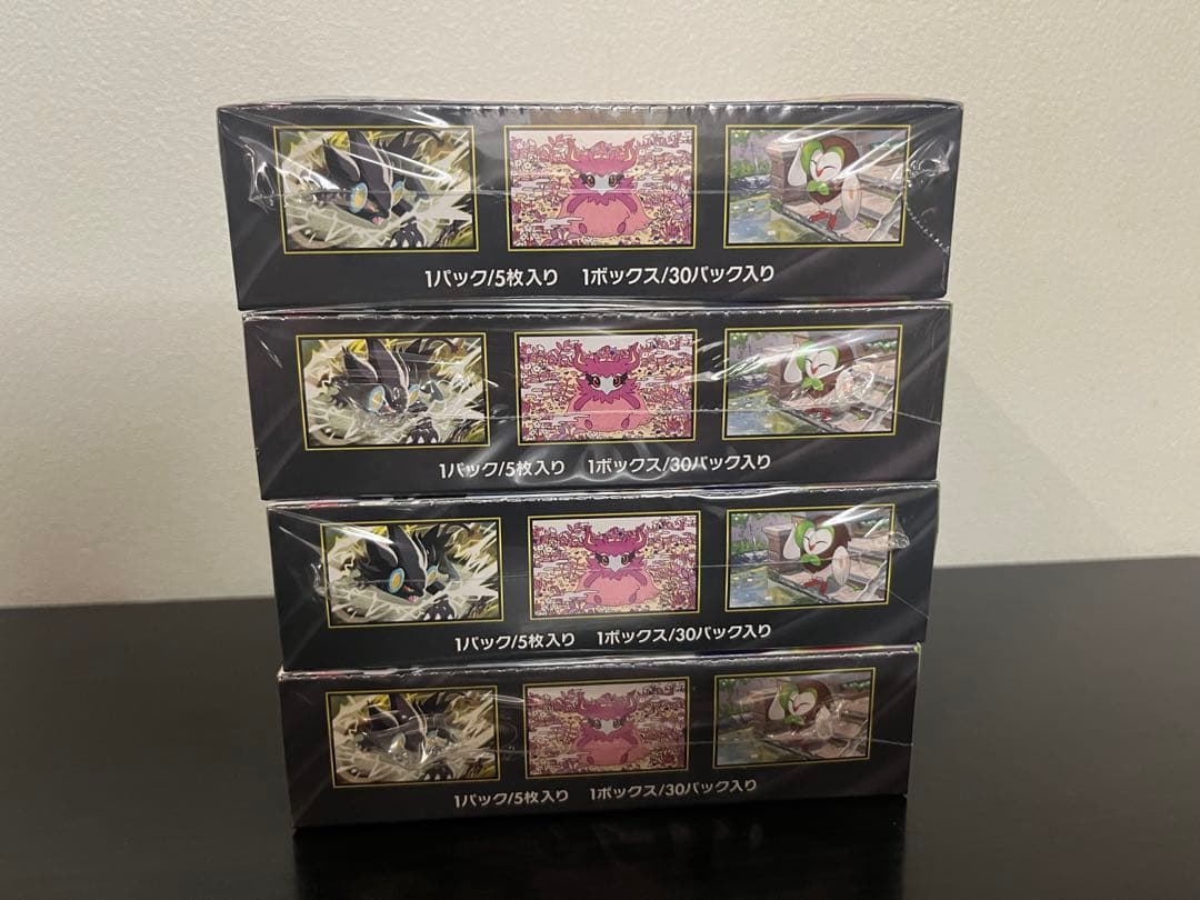 ポケモンカード ムニキスゼロ 4BOX (未開封シュリンク付き) - メルカリ