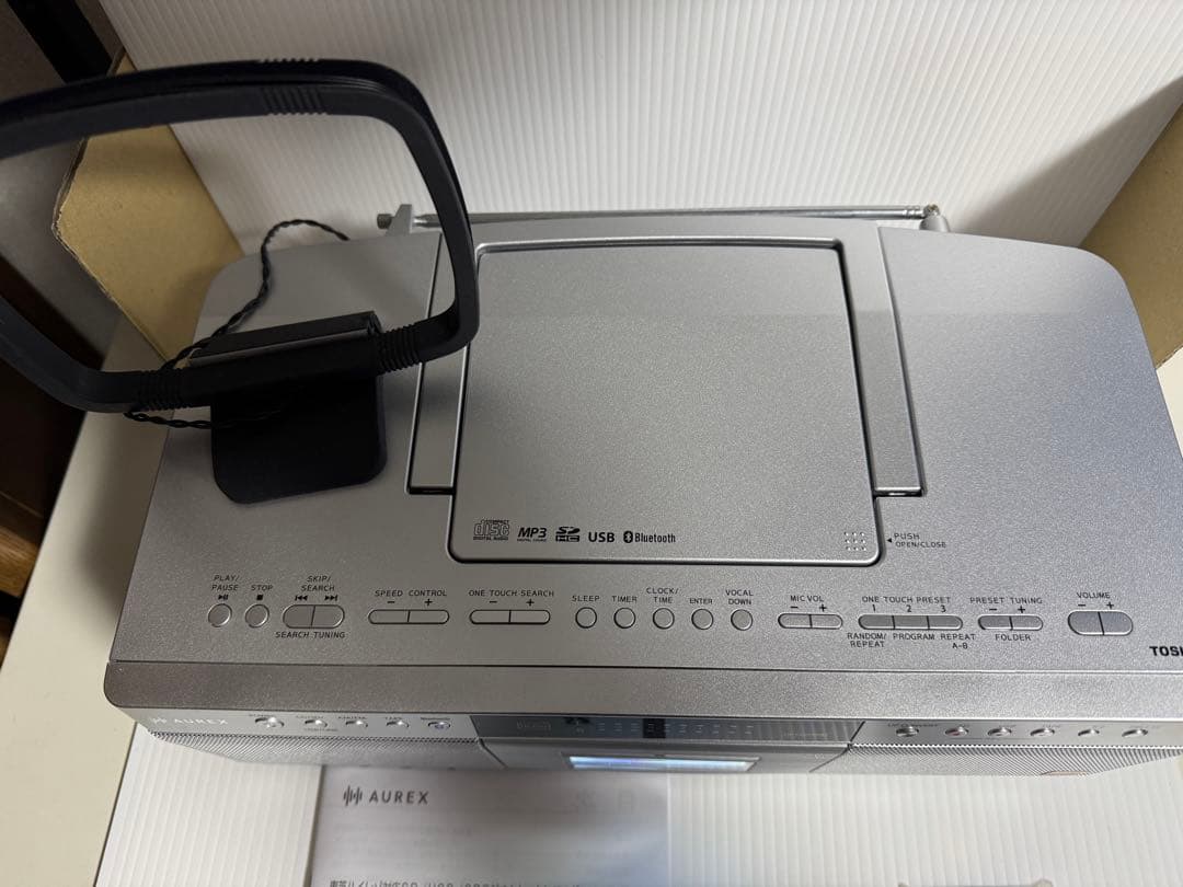 TOSHIBA TY-AK21 CDラジカセ シルバー