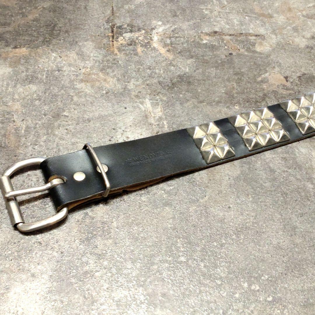 WENDY'S ウェンディーズ 3連スタッズベルト パンクス 鋲 イギリス