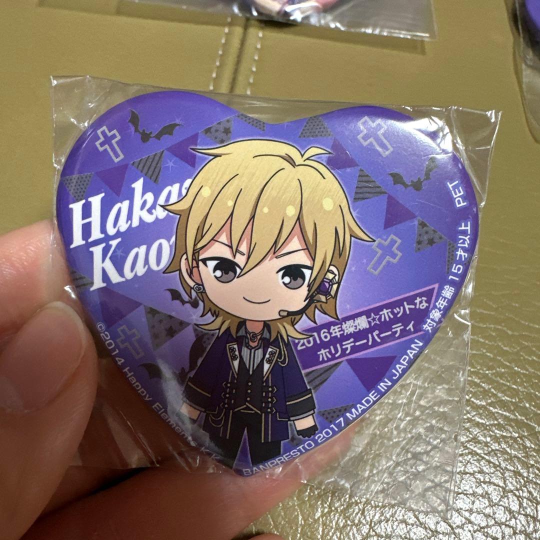 あんスタ 羽風薫 ハート型缶バッジ6個セット - メルカリ