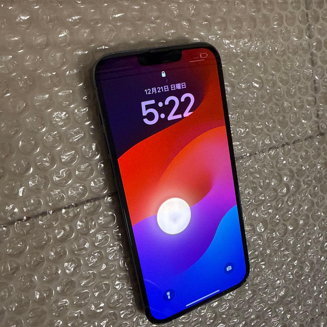 【背面割れ】【カメラ破損】iPhone 13promax 128GB