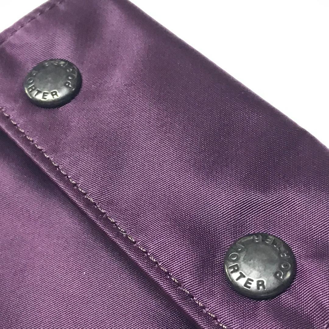 PORTER B印 YOSHIDA 別注 HOLIDAY WALLET S 紫 - メルカリ