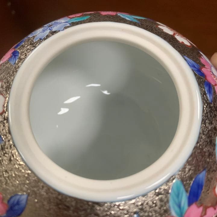 有田焼 金龍窯 伝統工芸士 江口天童作 プラチナ彩 桜絵 香炉 - メルカリ