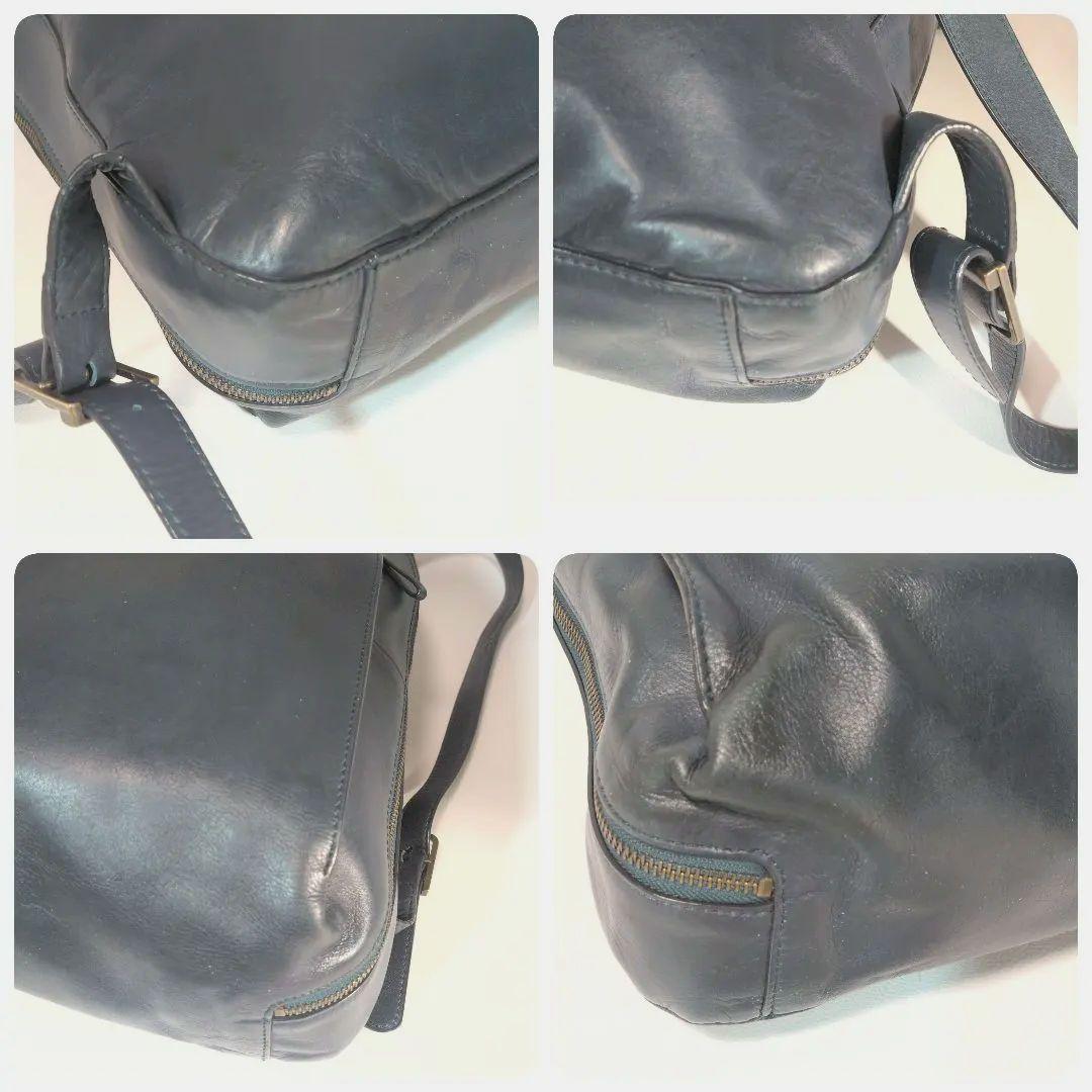 極美品】マザーハウス カゼマトウ グリーニッシュブルー 青緑 A4可