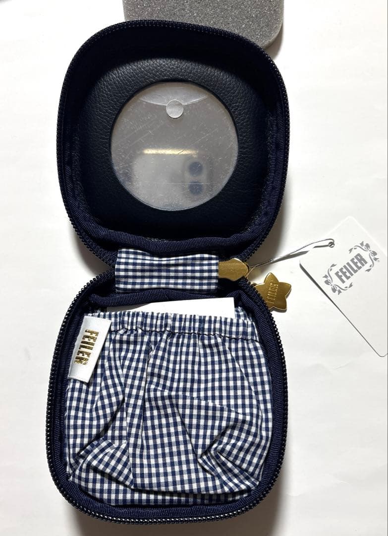 フェイラー FEILER フィーカタイム ミラーポーチ ネイビー WEB限定