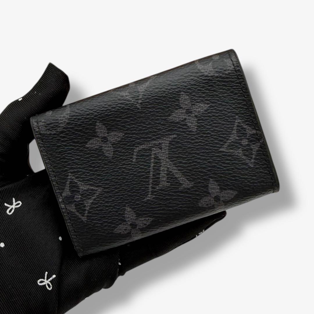 美品】ルイヴィトン 折り財布 モノグラム エクリプス リバース