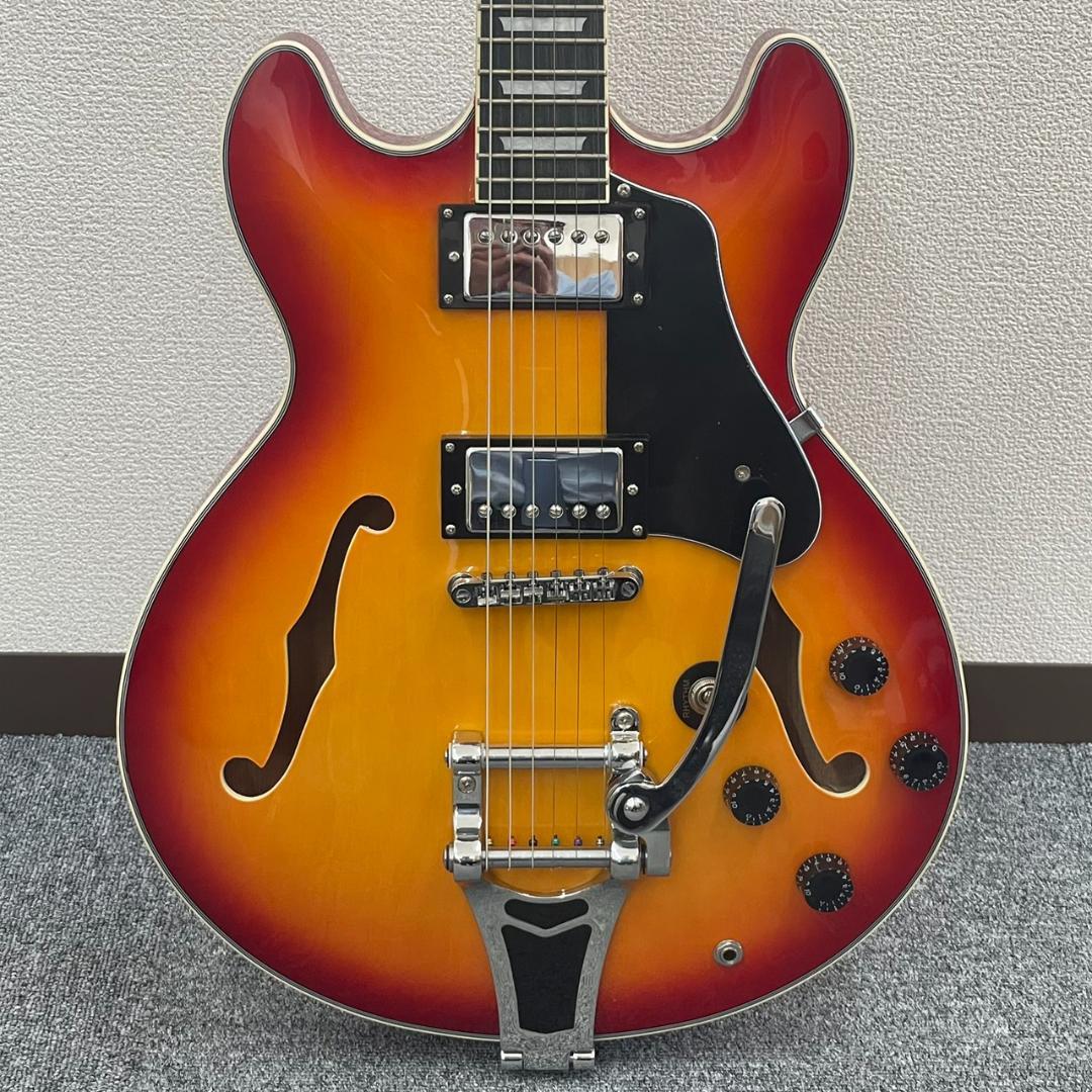 セミアコ】IRIN アイリーン ホロウFホール22フレット トレモロアーム