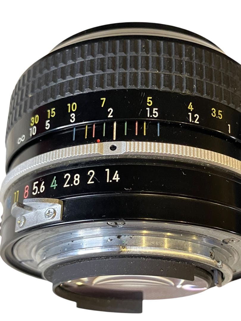 ニコン　NIKKOR 50mm f/1.4 非Aiレンズ