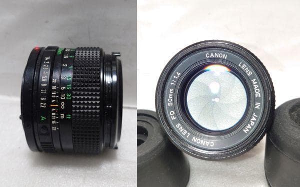 ★人気！美品★CANON キヤノン NEW FD 50mm F1.4
