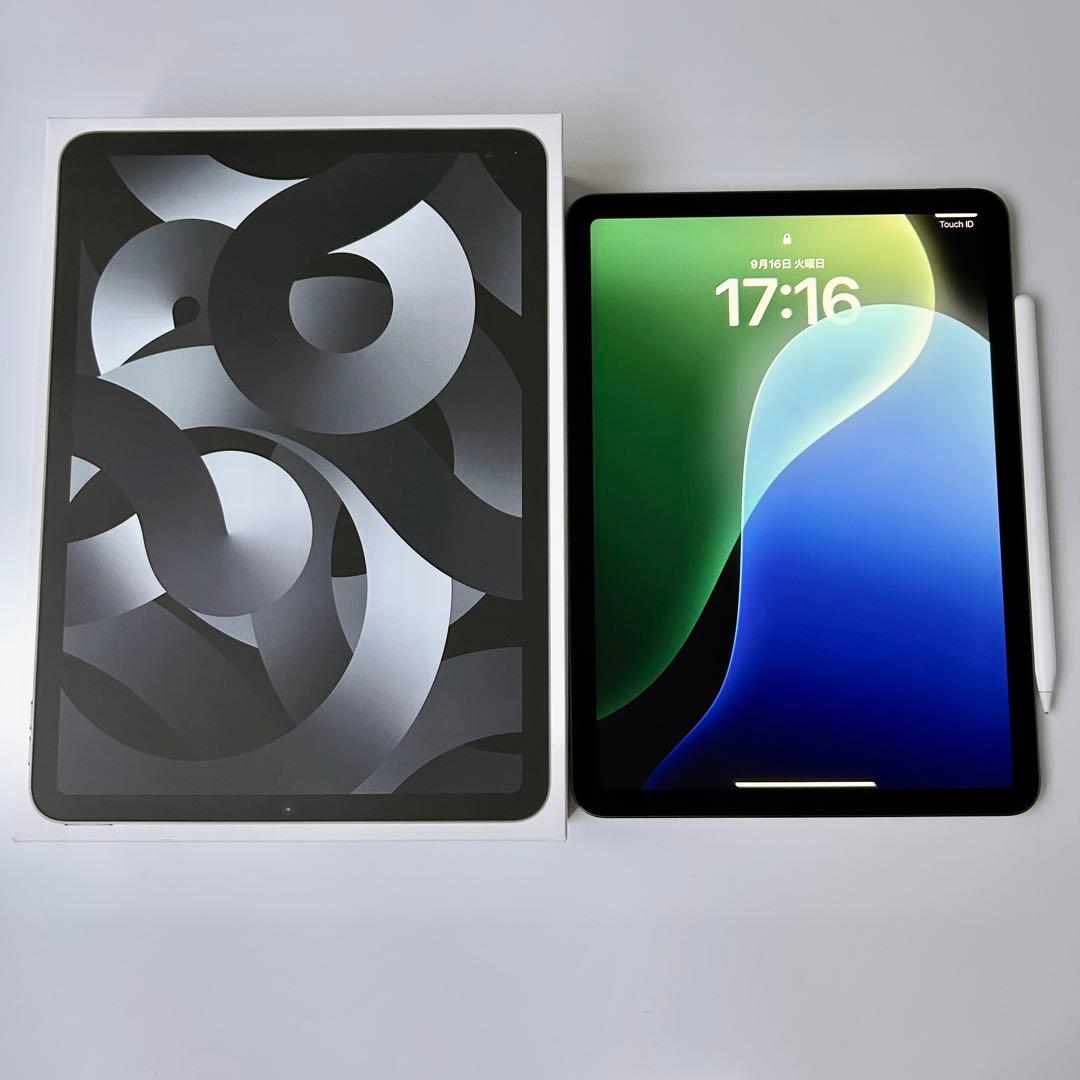 【美品】iPad Air 第5世代 10.9インチ M1 Wi-Fi 64GB iPad Air（第5世代） Apple M1 10.9型 Wi-Fiモデル ストレージ：64GB