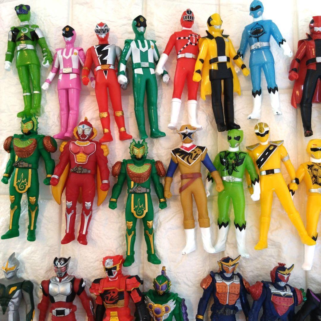 特撮 ソフビ フィギュア まとめ売り 仮面ライダー ウルトラマン 戦隊