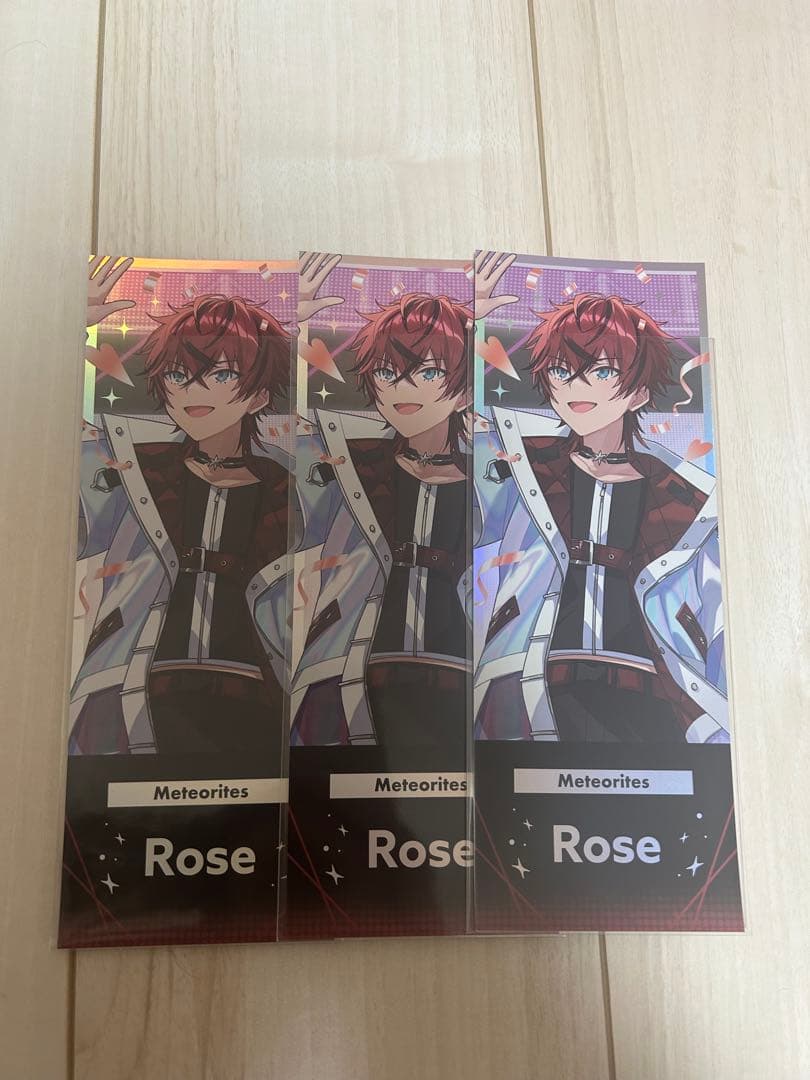 Meteorites Rose すとふぇす ロゼくん 缶バッジとカードセット - メルカリ