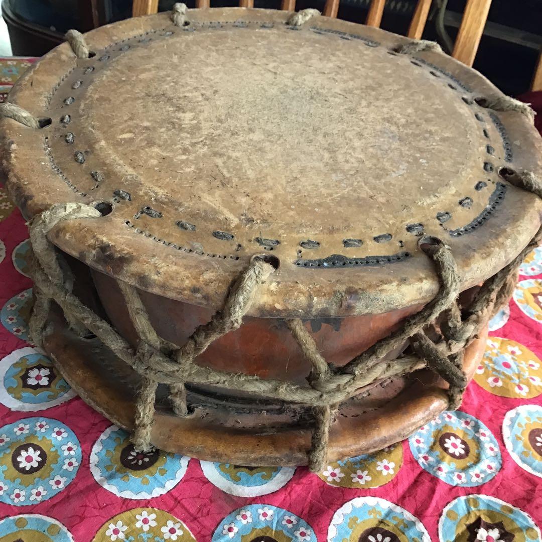 骨董 古民具 木製 和太鼓 明治時代 - メルカリ