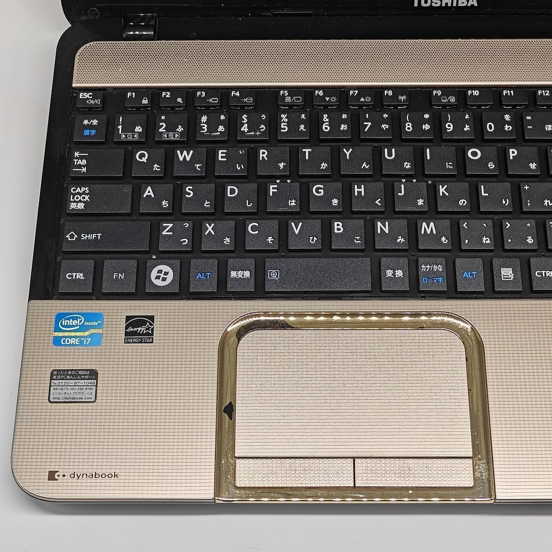 東芝】T552 高性能i7 新品SSD256GB 16GB ゴールドノートPC