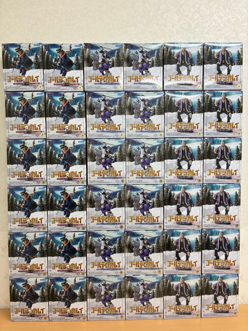 ゴールデンカムイ フィギュア 杉元佐一 アシㇼパ 白石由竹 36個セット TVアニメ『ゴールデンカムイ』より、主人公「杉元佐一」や 「アシ(リ