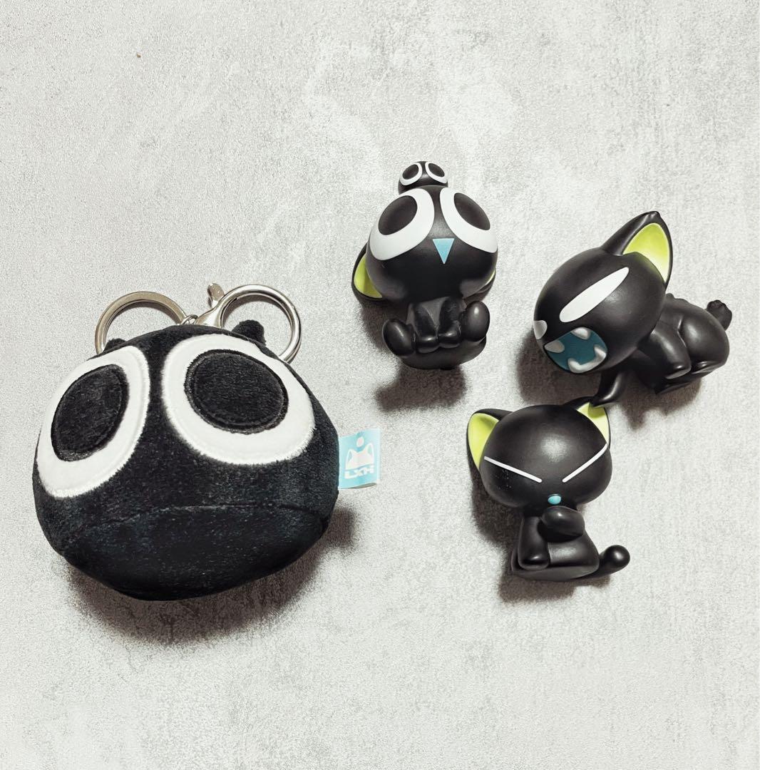 羅小黒戦記 小黒フィギュアセット 黑咻 ぬいぐるみキーホルダー 中国