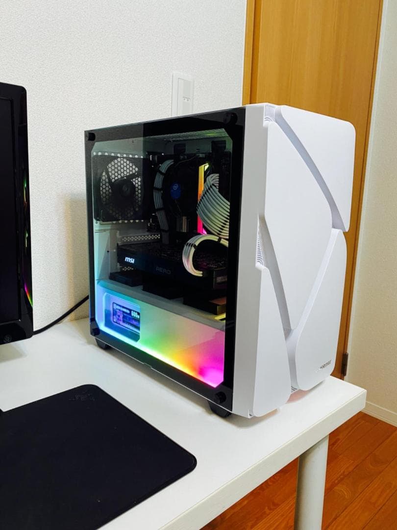 白強化ガラス アドレッサブルRGB ケース