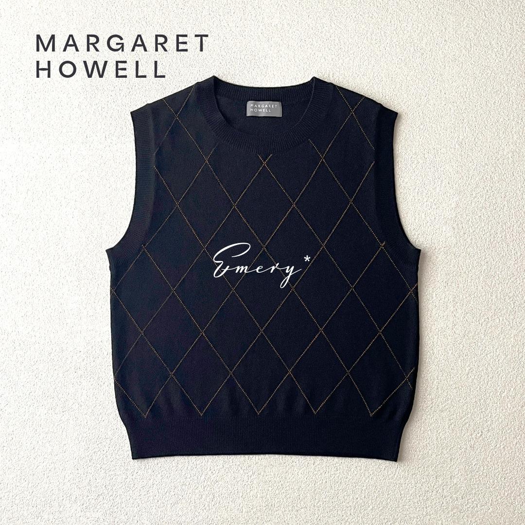 マーガレットハウエル 2024 アーガイル ニット ベスト LOOK掲載3.8万 美品 2024 マーガレットハウエル アーガイルニットベスト3.7万 - メルカリ
