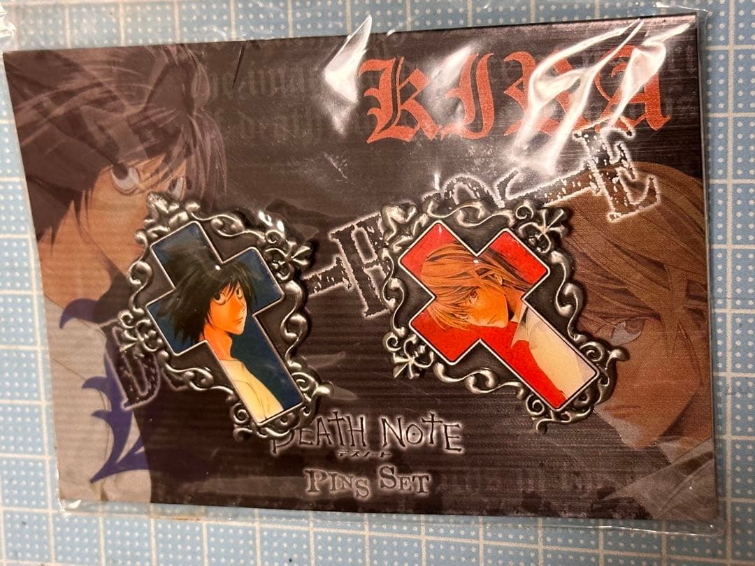 DEATH NOTE デスノート ピンズセット 夜神月&L 小畑健 - メルカリ