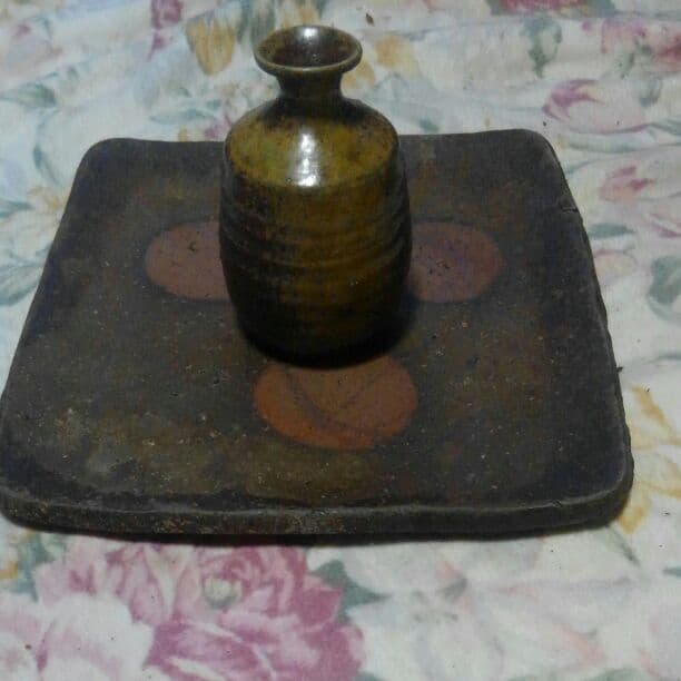 備前徳利と角皿 備前焼 徳利 佐藤苔助造 共箱 : 茶道具商 越中屋 - 通販 - Yahoo