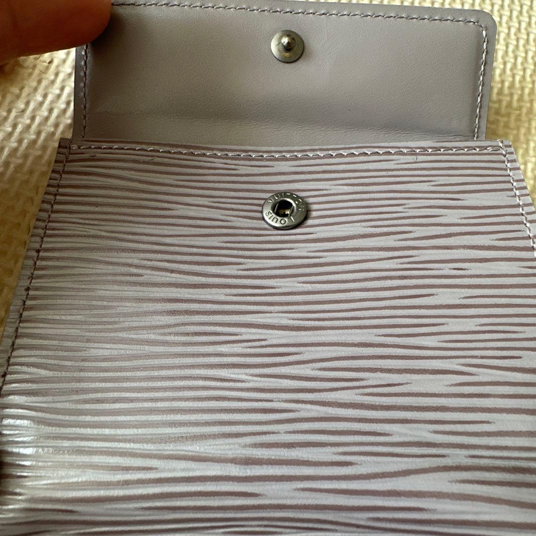 LOUIS VUITTON 三つ折り財布 グレー - メルカリ