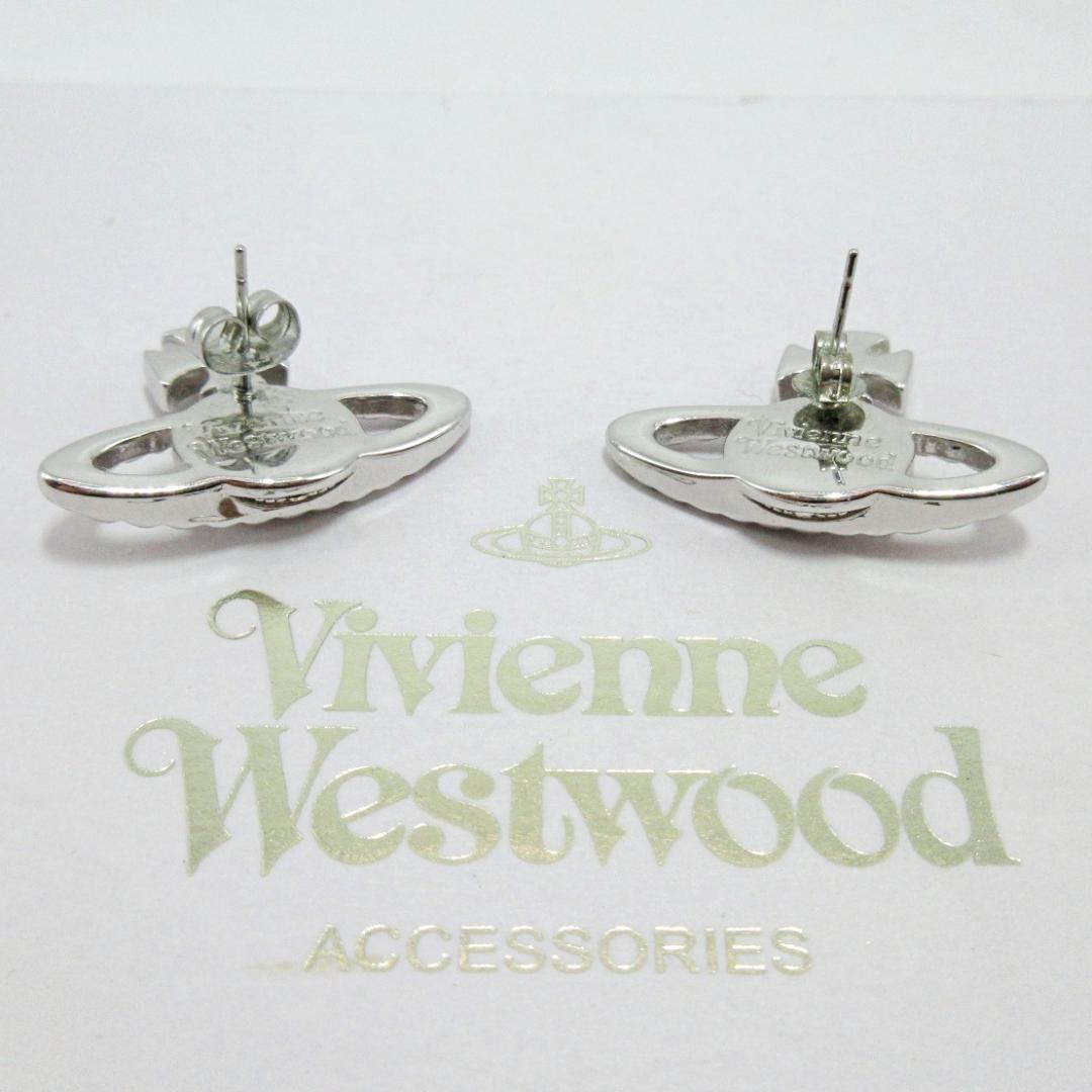 ✨極美品✨ヴィヴィアンウエストウッド ラインストーン オーブ ピアス