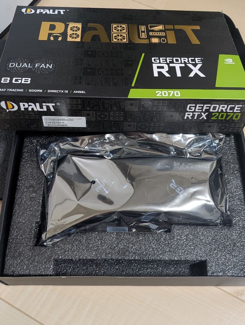 グラフィックボード・グラボ・ビデオカード PALIT GeForce RTX2070 8GB Dual