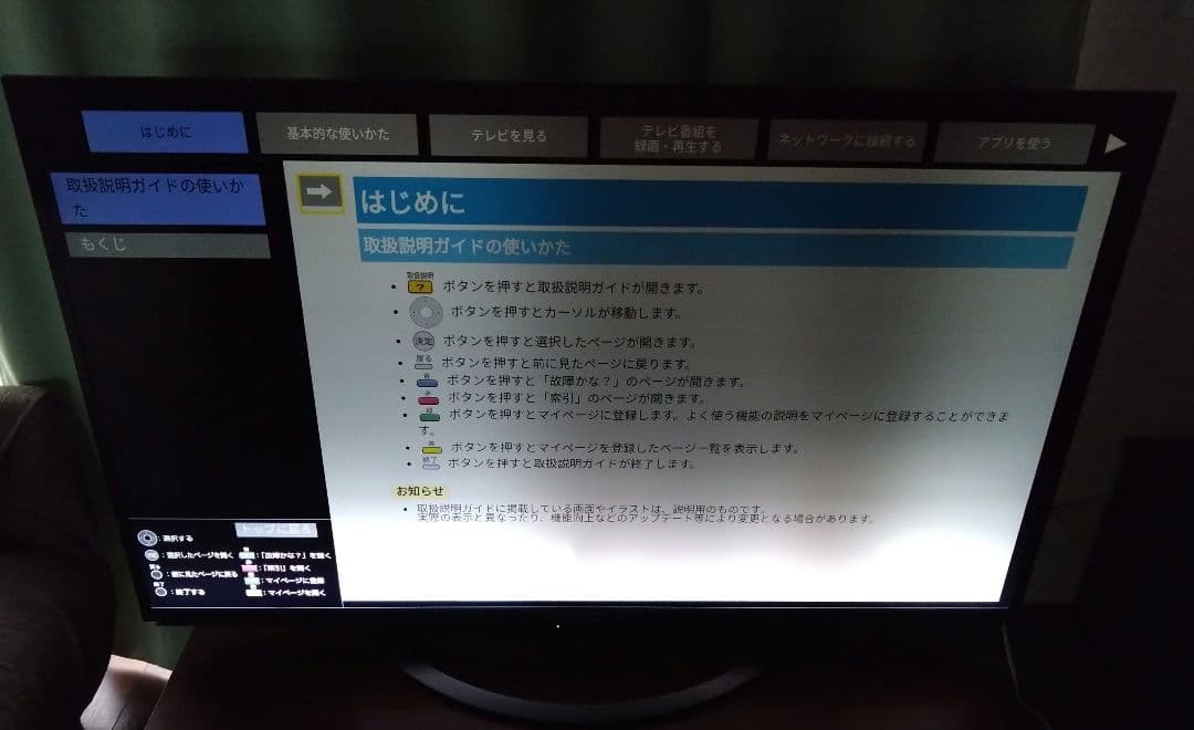 シャープ 液晶カラーテレビ 4T-C50AJ1 画面中央に影あり