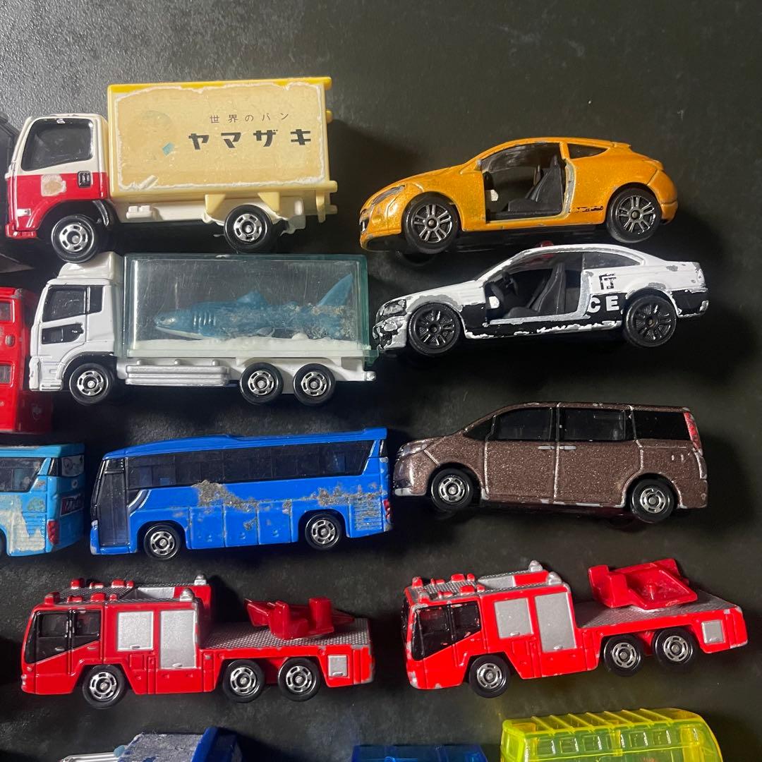トミカ など まとめ売り 消防 トラック バス パトカー ワゴン チョロQ
