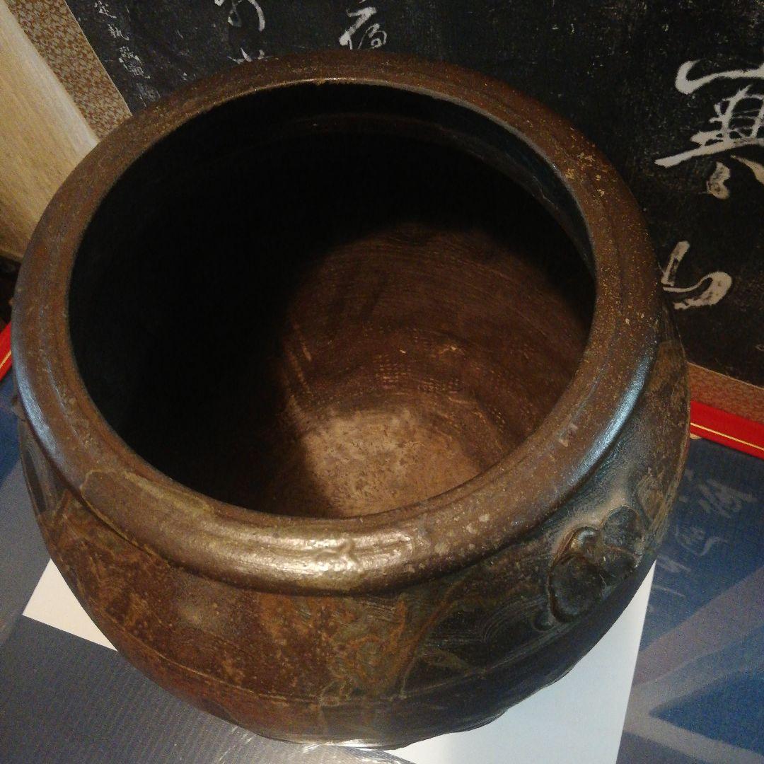 確認用追加画像江戸時代旧家蔵出し時代古陶磁器器傘立て等風流な景色用