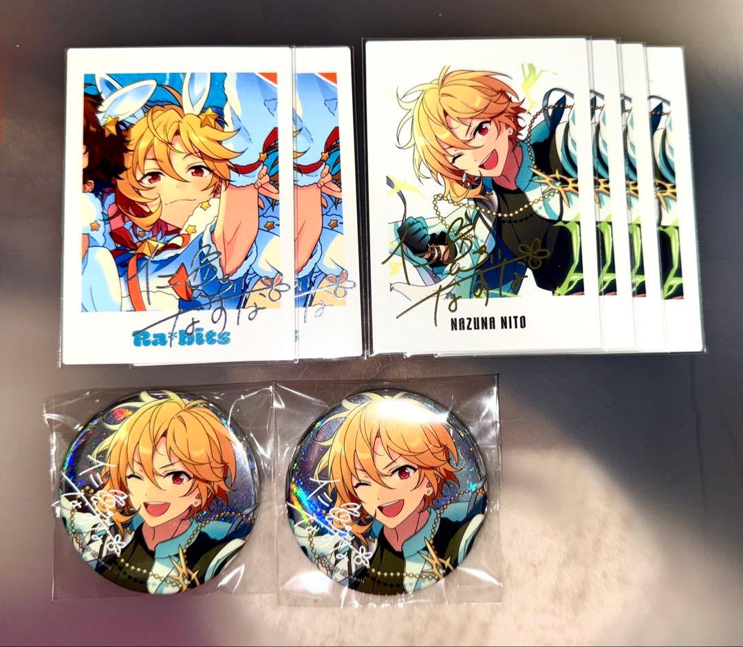 あんスタ 仁兎なずな TRIP 9周年 ぱしゃっつ 缶バッジ - メルカリ