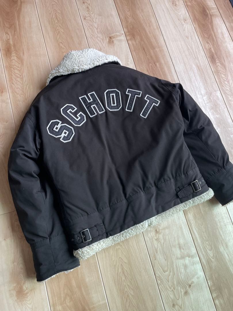 あ*ん様 schott × JEANASIS スタジャンジャケット 黒 シェルパ あ*ん様 schott × JEANASIS スタジャンジャケット 黒 シェルパ - メルカリ