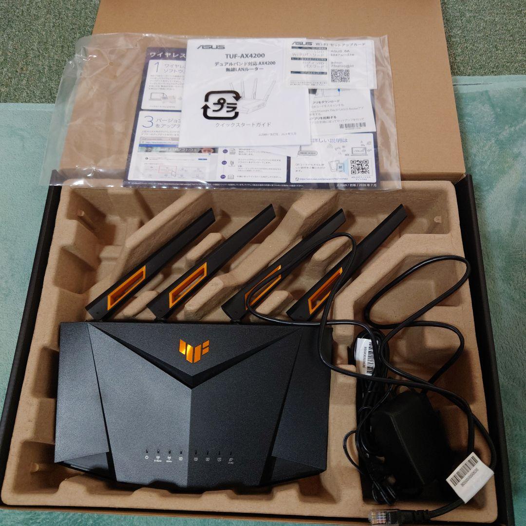 ASUS TUF GAMING AX4200 無線LANルーター - メルカリ