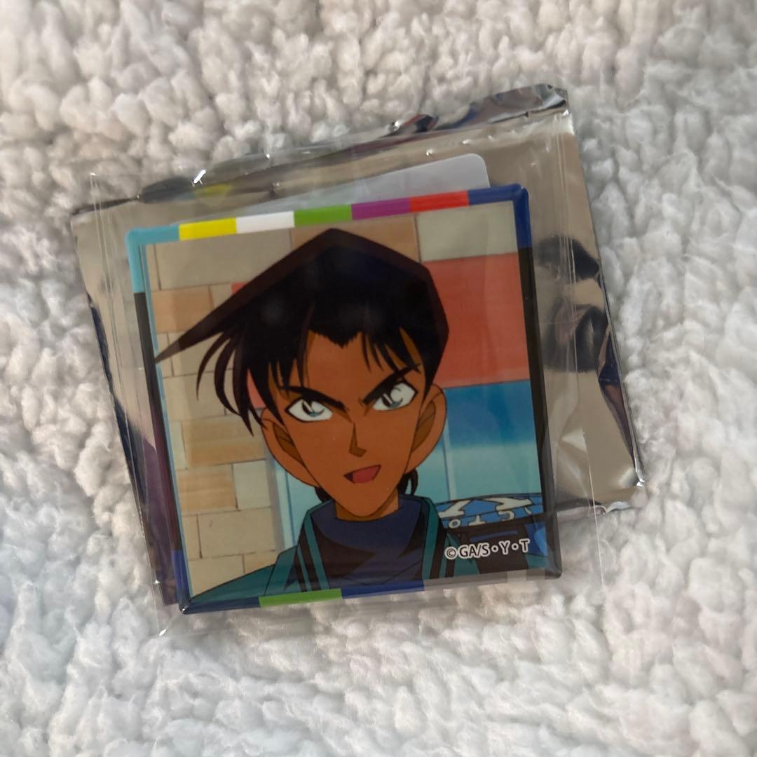 名探偵コナン TVアニメ30周年記念 コナン展 スクエア缶バッジ 服部平次