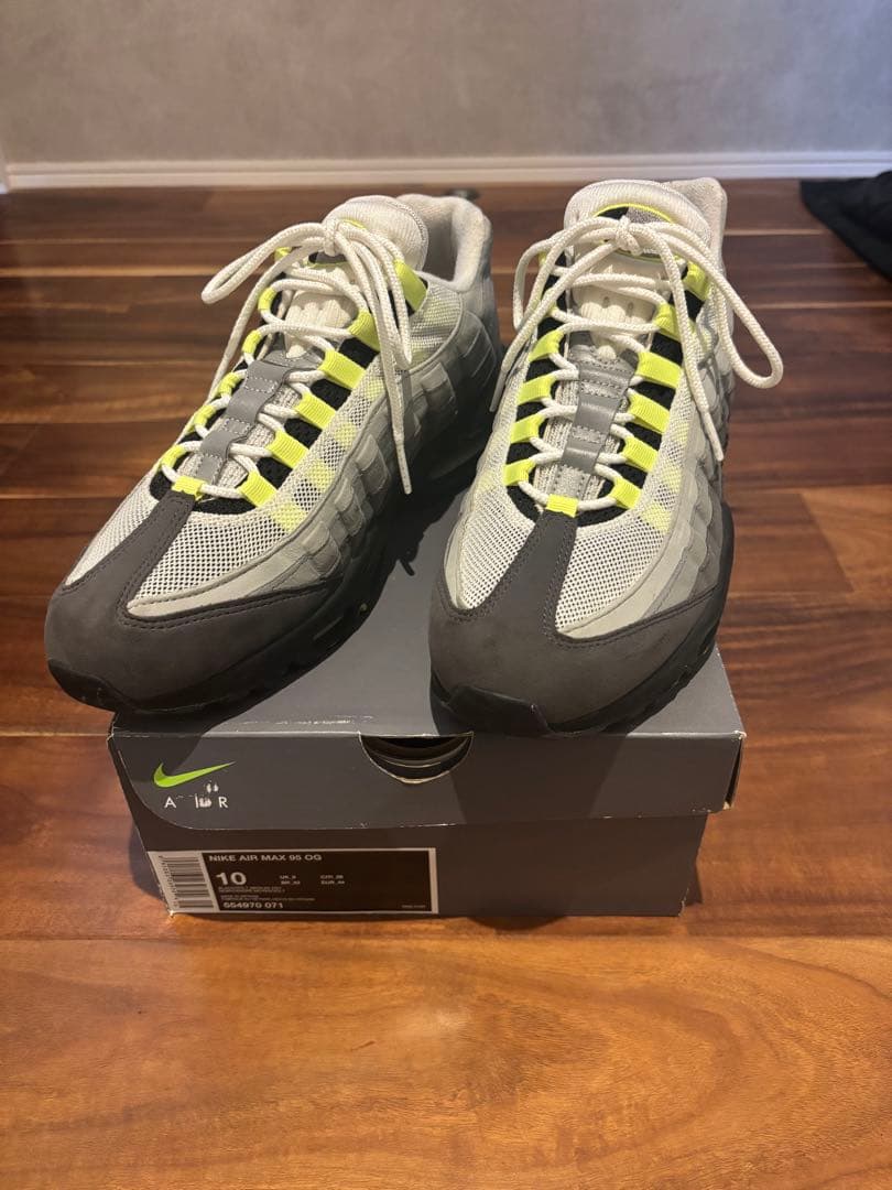2018 28cm ナイキ　エアマックス　95 イエローグラデ　ネオン NIKE ナイキ エアマックス95 OG 