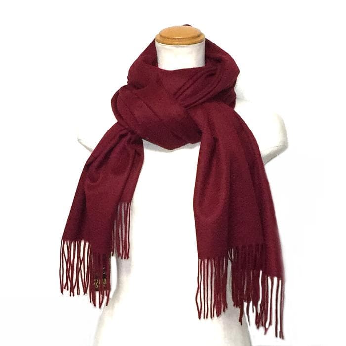 ラスト1枚値下70㎝×200超大判 100% カシミヤストールマフラーWIN新品