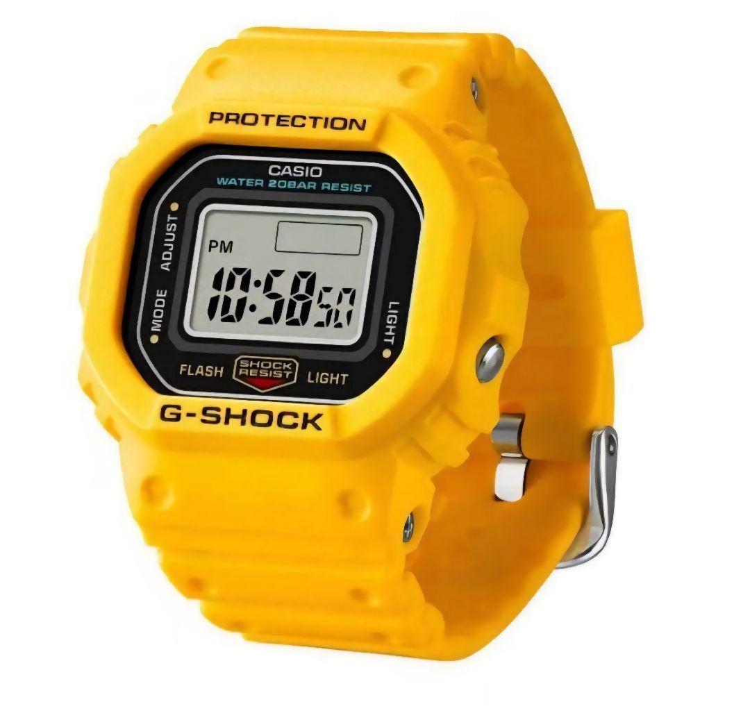 CASIO G-SHOCK DWN-5600-9JR イエロー リングウォッチ - メルカリ