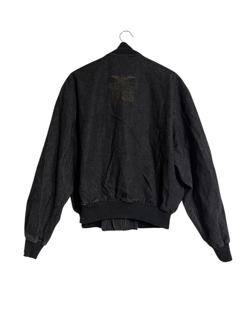 矢沢永吉 ブラックデニムジャケット L E.YAZAWA - メルカリ