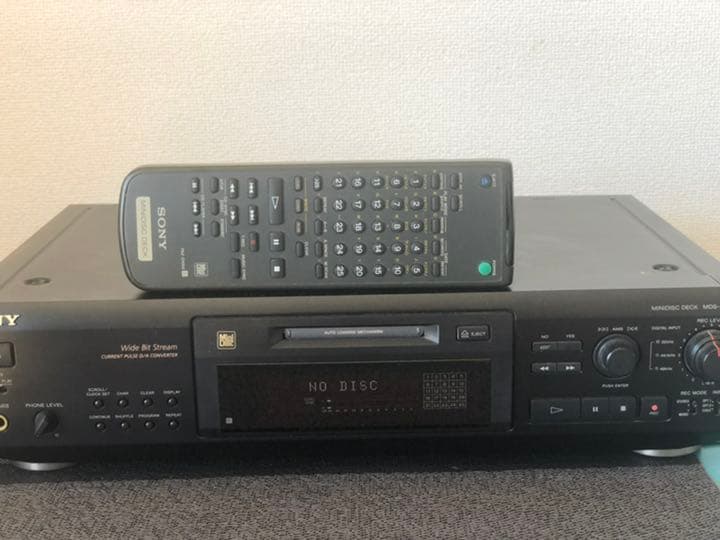 完動‼️美品‼️　 SONY MDデッキ　MDS-JE