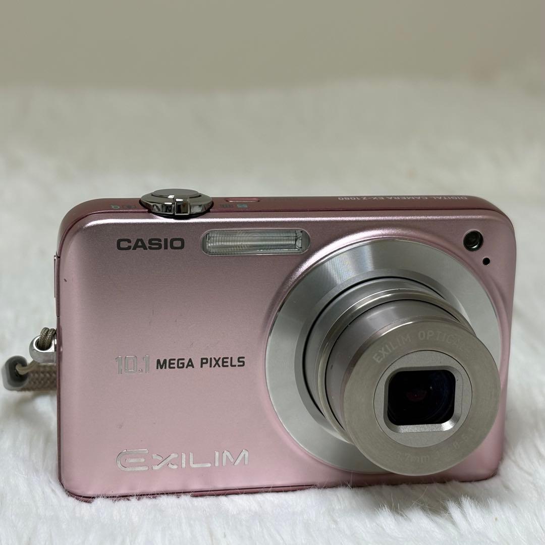 CASIO エクシリム　EX-Z1080 充電器　ピンク　コンデジ　動作品