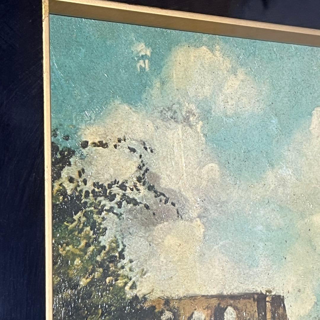 額装品アート】カミーユ・ピサロ『ルーヴシェンヌの風景』サン