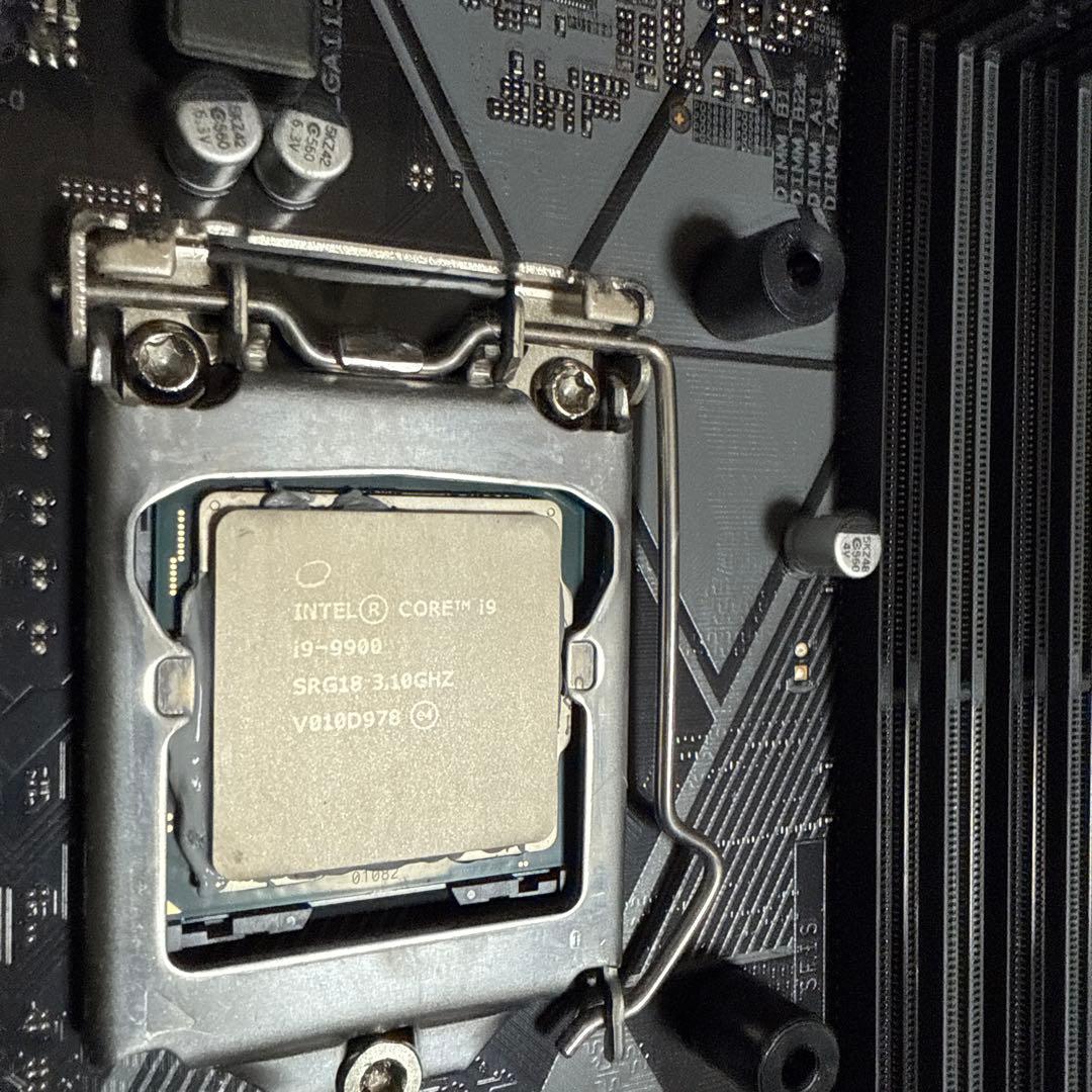 【CPU】Intel i9-9900 動作確認済み