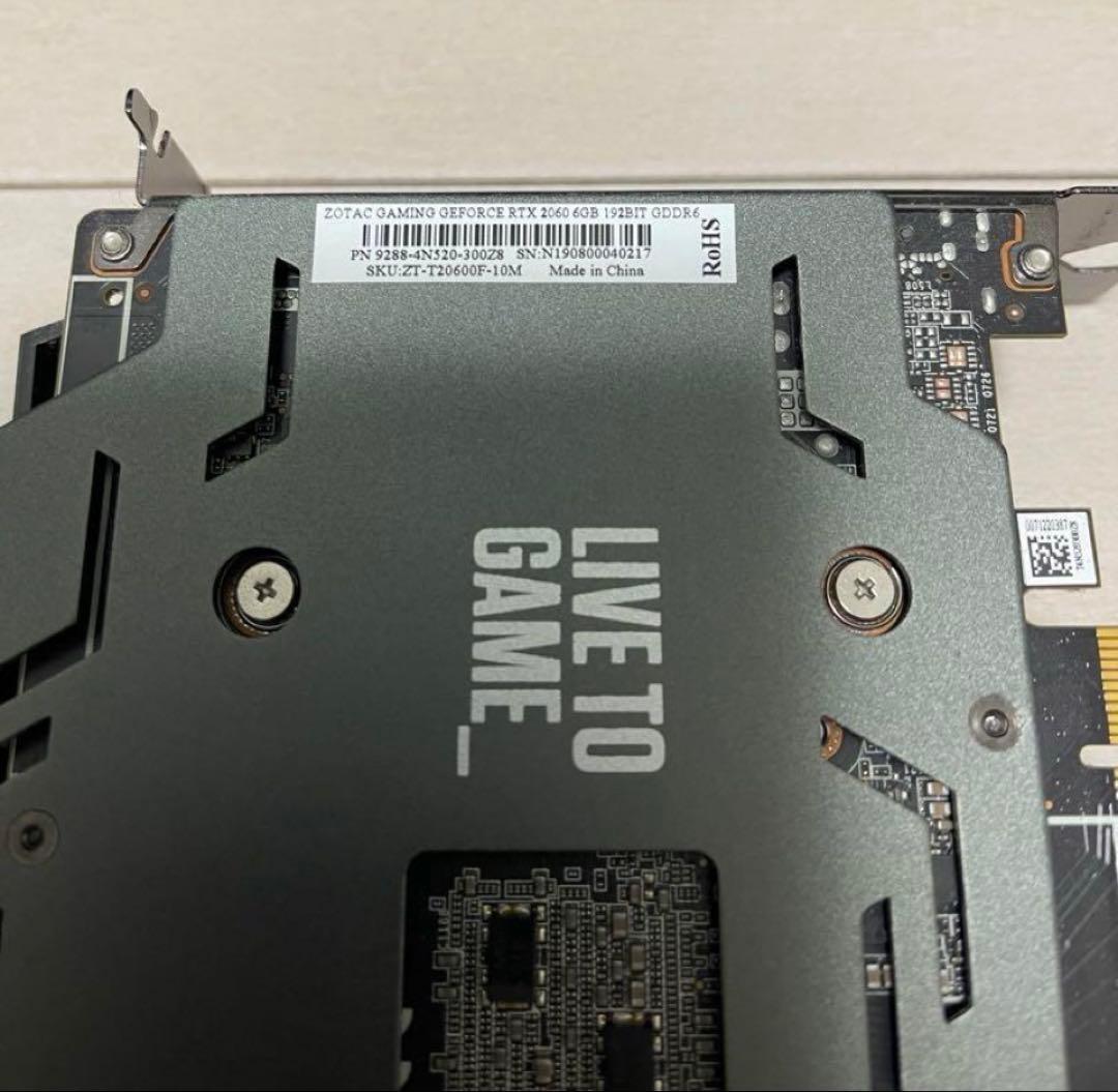 グラフィックボード・グラボ・ビデオカード ZOTAC RTX2060 6GB